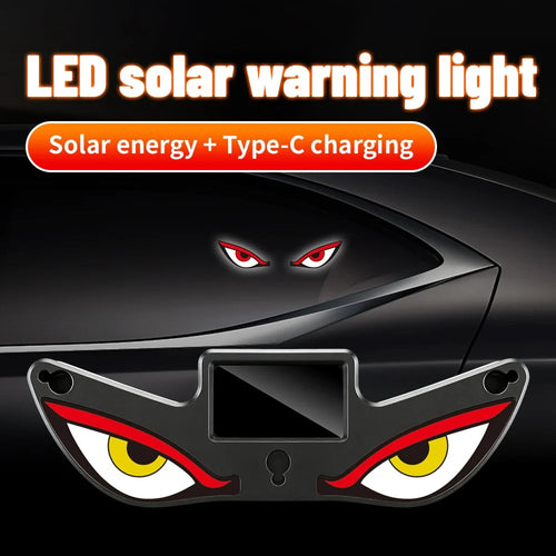 😈Solar Demon Eye👁️ LED Car Window Light