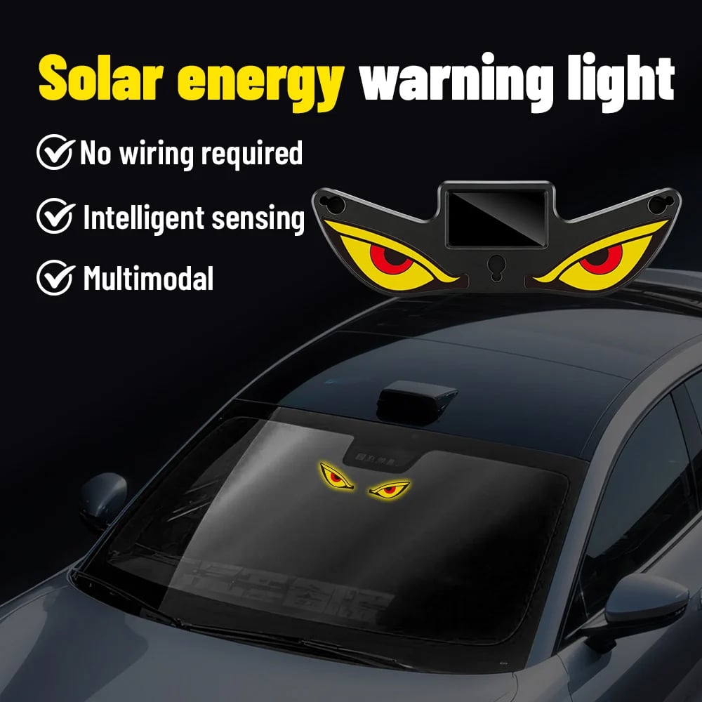 😈Solar Demon Eye👁️ LED Car Window Light