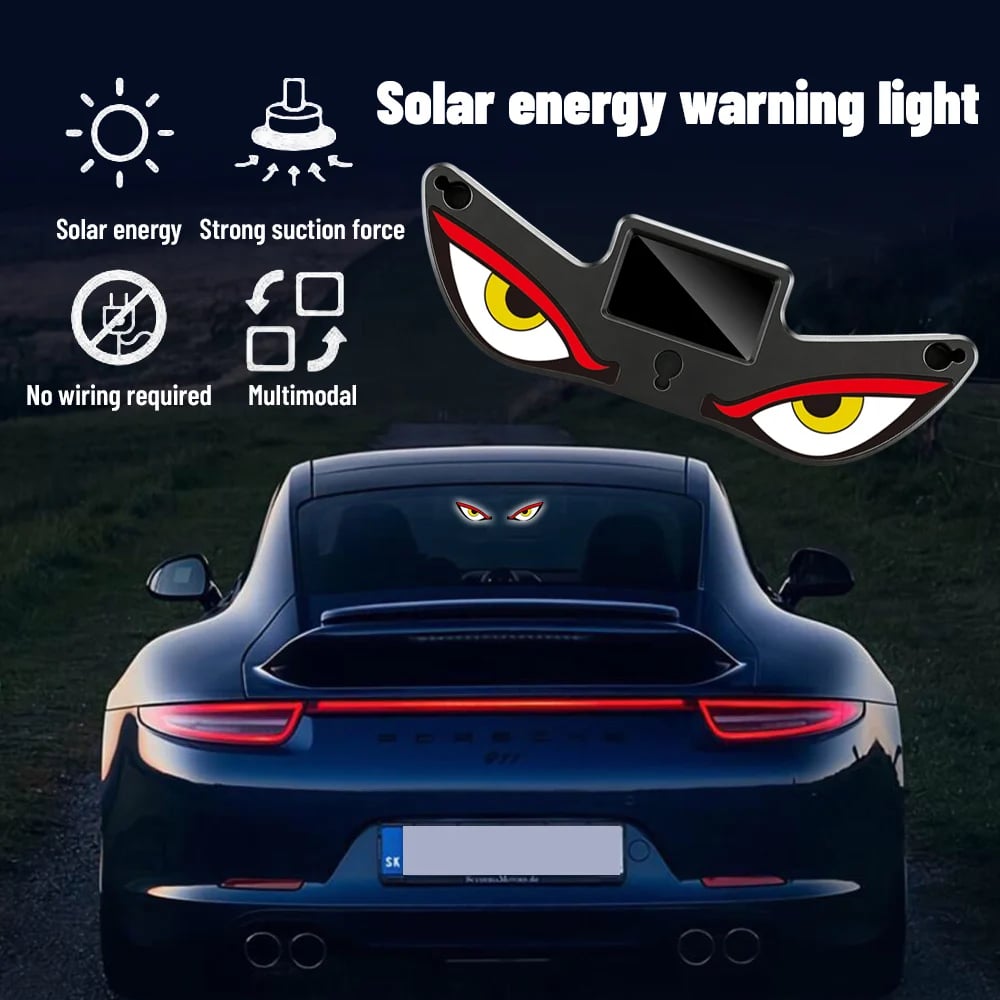 😈Solar Demon Eye👁️ LED Car Window Light